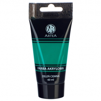 Akriliniai dažai 60 ml. žalia sp. ASTRA