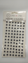Akytės judančios juodos 84vnt