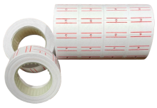 Baltos Kainų Etiketės 22x12 mm, 1 Vnt